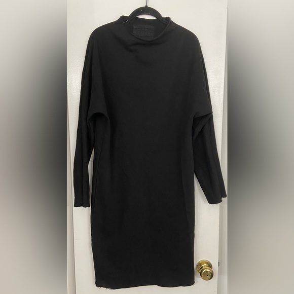 Frank & Eileen Izzie Triple Fleece Sweatshirt Party Dress Black Size Medium - Picture 5 of 8